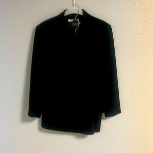 Ladies black suit with skirt